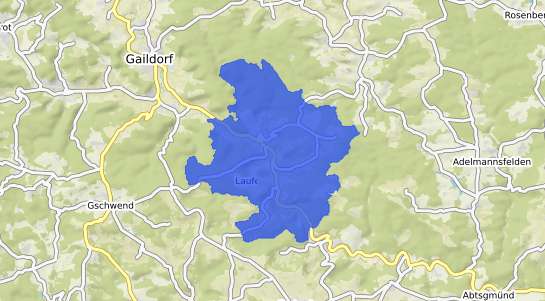 Bodenrichtwertkarte Sulzbach Laufen Laufen